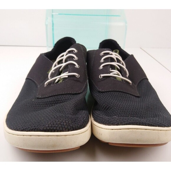 OluKai Nohea Moku Men\'s Size 12 Boat Shoes Black Slip On Sneakers Drop Heels main image 4
